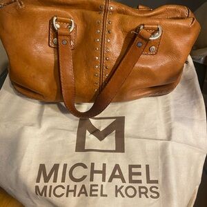 Michael Kors Brown Leather Tote